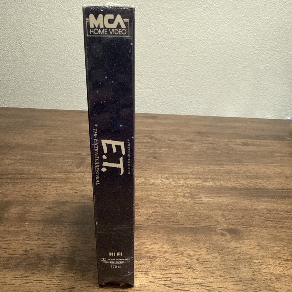 1988 ET The Extra Terrestrial VHS Tape Movie Green Flap FACTORY‎ SEALED - Picture 3 of 10